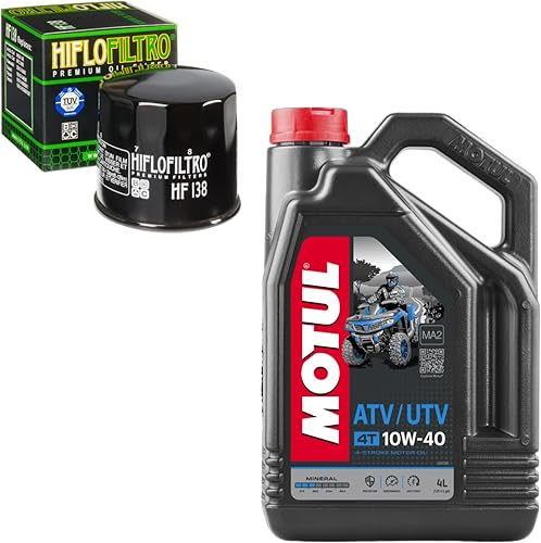 Miniatura 1 de RAD Powersports Kit de cambio de aceite para Arctic Cat 2005 400 4X4 automático Vp Mineral 5W-40
