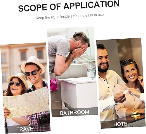Miniatura 7 de Botella de bomba vacía recargable para champú, dispensador líquido de viaje, botella de presión para el hogar, habitación de hotel, al aire libre