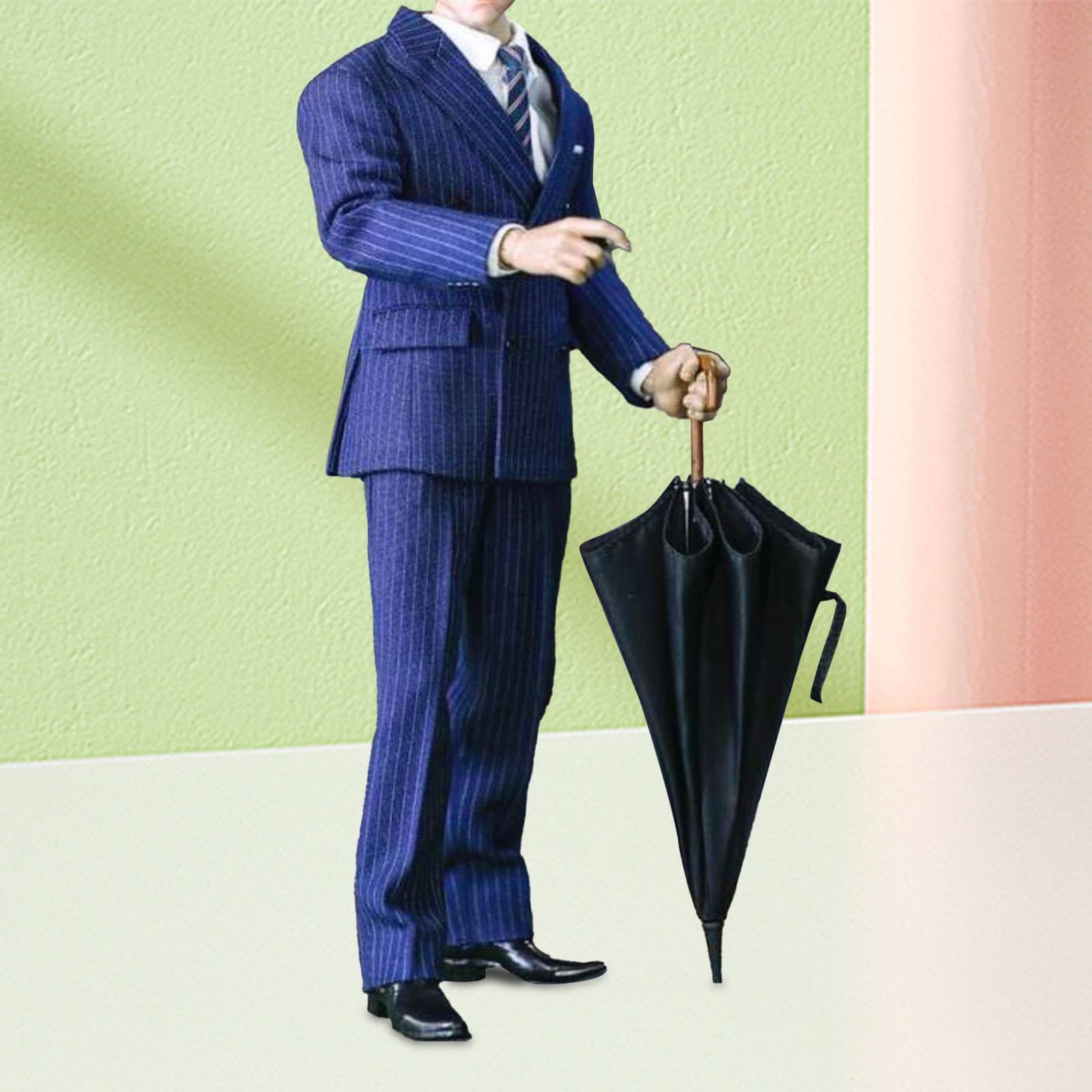 ICDKOYK 1/6 Skala Płaszcz Garnitur Koszula Spodnie Pas Strój Miniatura Lalki Pełny Strój i Akcesoria Do Kolekcji Lalek Męskich 1/6 Skala Męska Ubrania