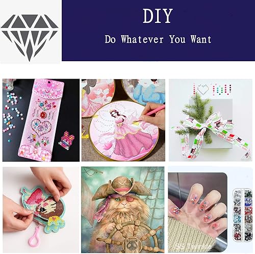 Miniatura 4 de 447 colores de gemas de pintura de diamantes, 89400 cuentas redondas 5D para taladros de pintura que faltan y bricolaje de arte de cristal,