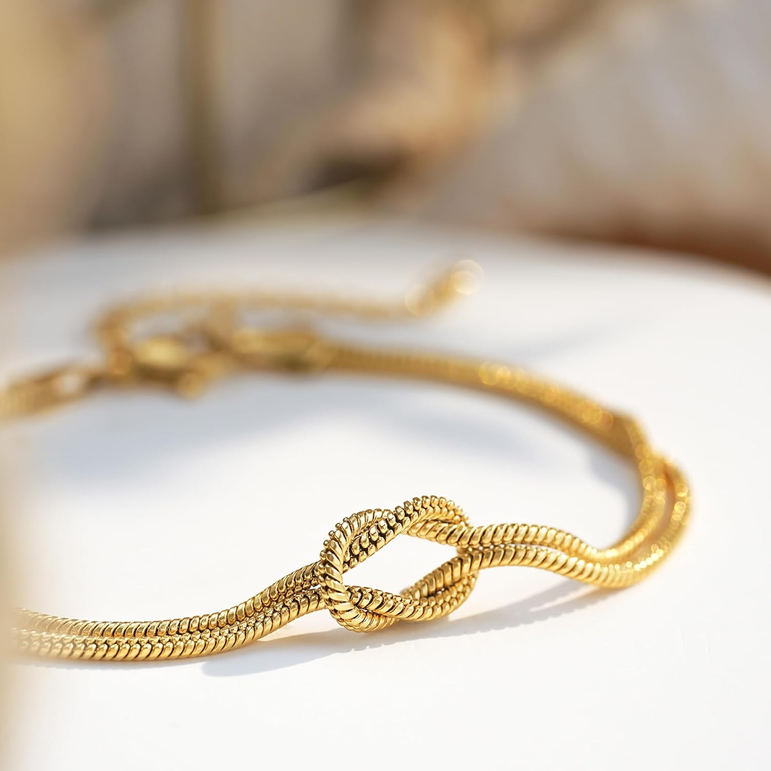 Tarsus Love Knot Mom Bracelet, Mom Birthday Valentines Mothers Day Christmas Jewelry Gifts for Mother Women - Image 4