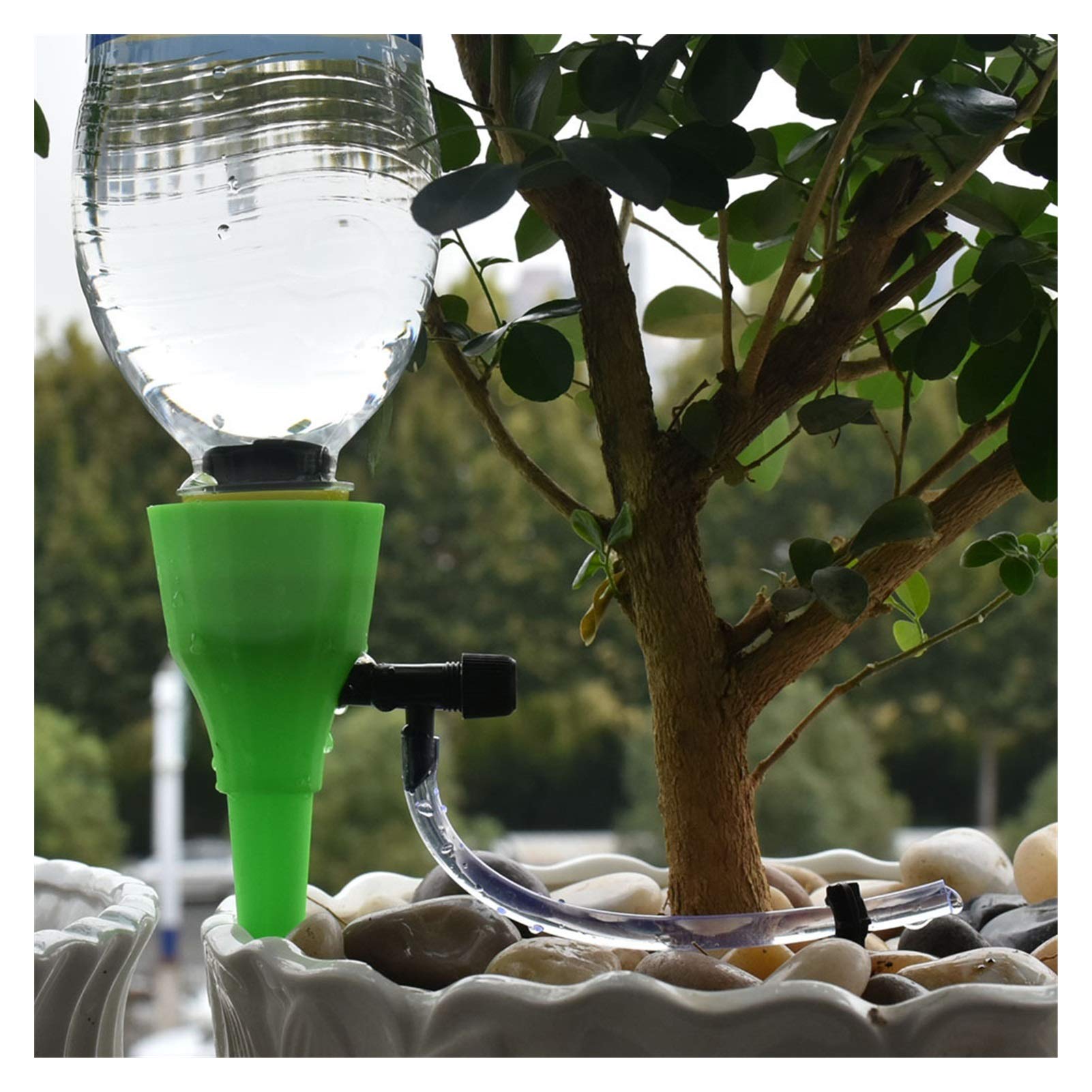 sistemas de riego riego eficaz Sistema de riego automático por goteo for plantas de interior (50 unidades)