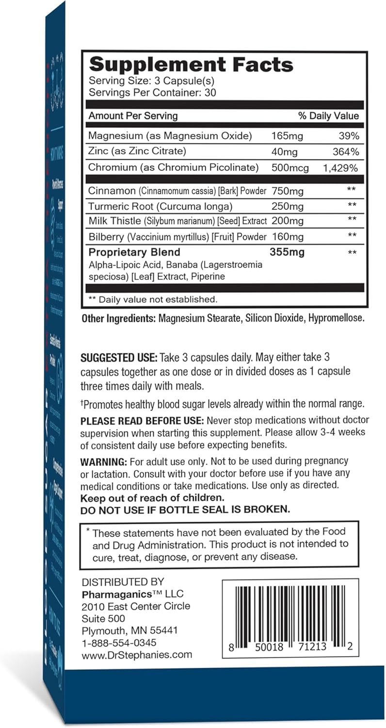 Dr. Stephanie's 24 Hour Extra-Strength Support | Maximum Daily Support | Pancreas Health