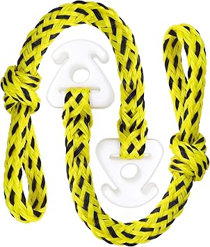Tube Connector Boat Tow Rope, Quick Connect Tubing Ropes for 1-4 Rider
