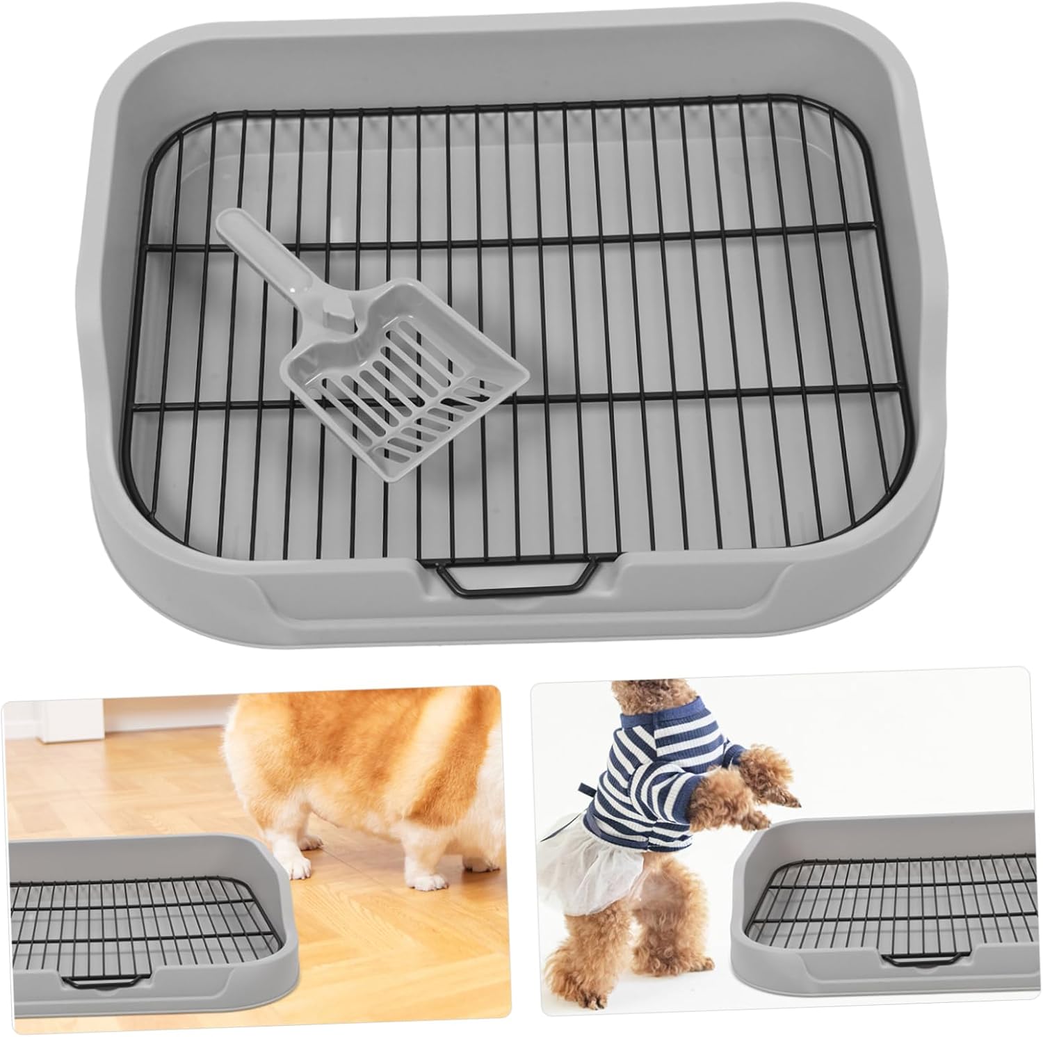 Dog Potty Tray Indoor Dog Potties Puppy Training Toilet Mesh Pet Toilet
