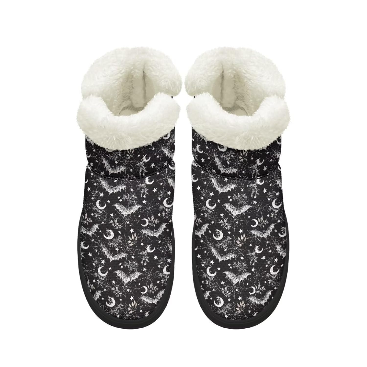 Mini Snow Boots for Women Anti-Slip Fur Fleece Lined Warm Ankle Boots Winter Shoes Indoor Outdoor US Size