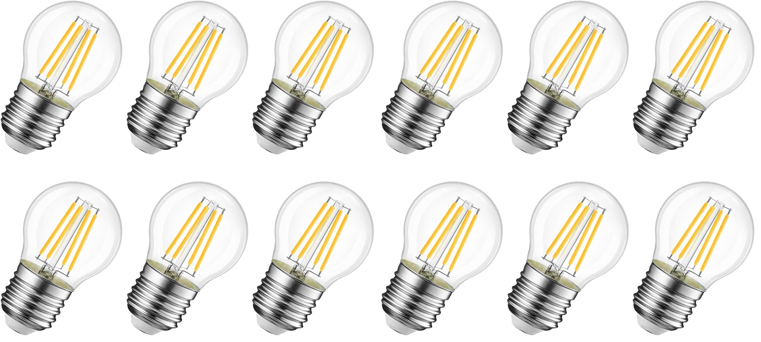 Bombillas E27 de filamento LED de alta eficiencia con gran apertura de 300°