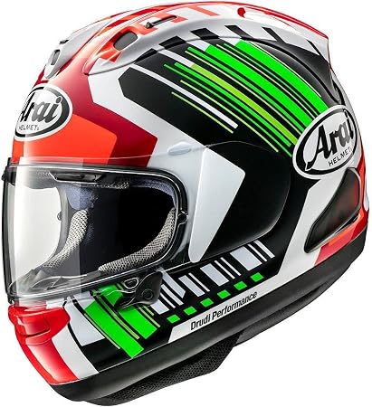 ARAI RX-7V Rea Verde Casco da Moto Integrale Taglia S : Auto e Moto