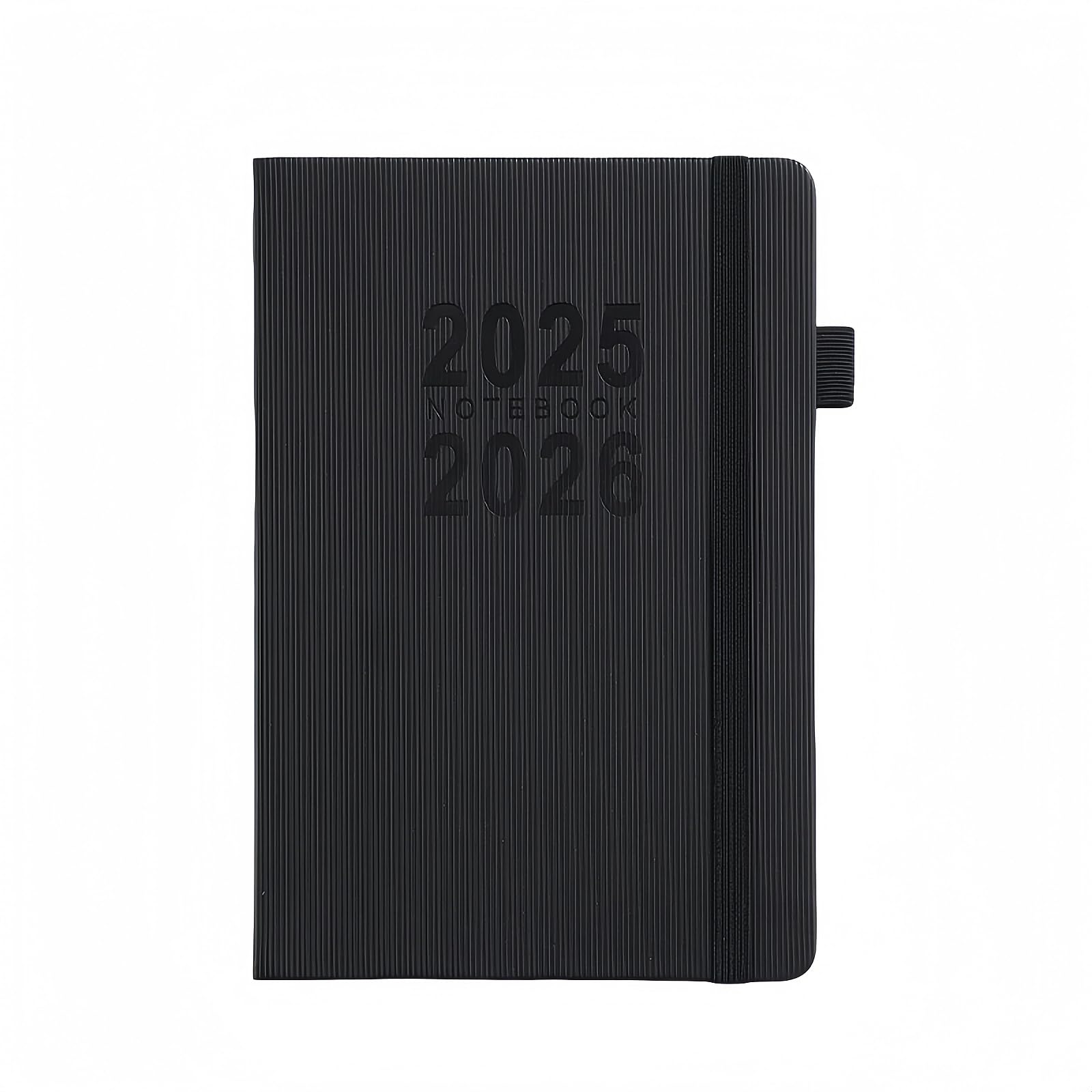 Schedule Book 2025 Journal 2025 July 2026.6 Notebook A5 Schedule Book 200 System 400 Pages Journal Business Planner System Notebook English Version (Black) : Office Products