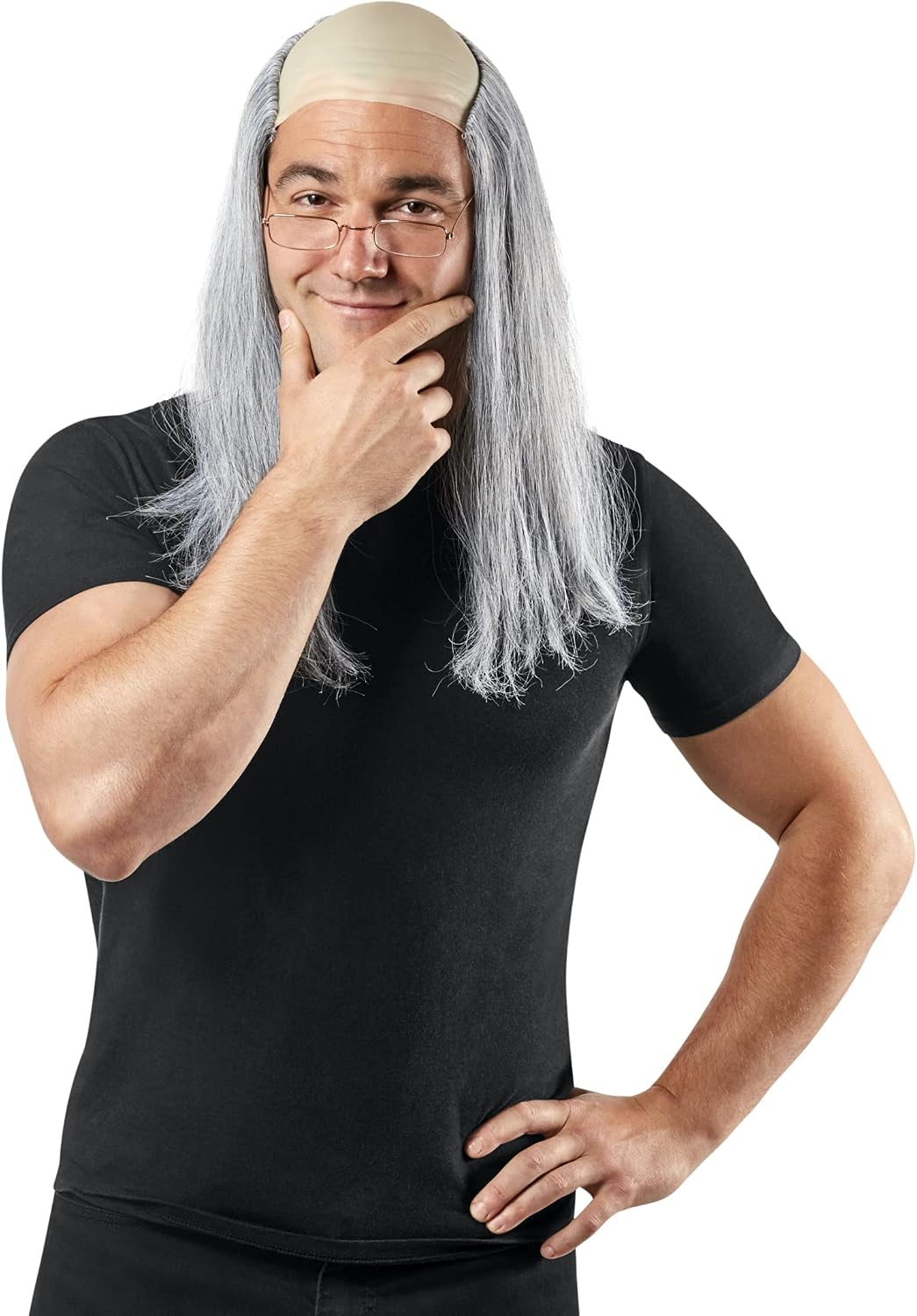 Rubies Heroes in History Benjamin Franklin Wig, Glasses for Adults, Men's No Size