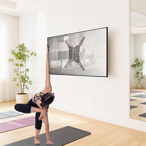 Miniatura 7 de H&C(hcck&Cllassp) Soporte de montaje de pared para monitor de TV articulado de movimiento completo para televisores de 23 a 55 pulgadas, brazos