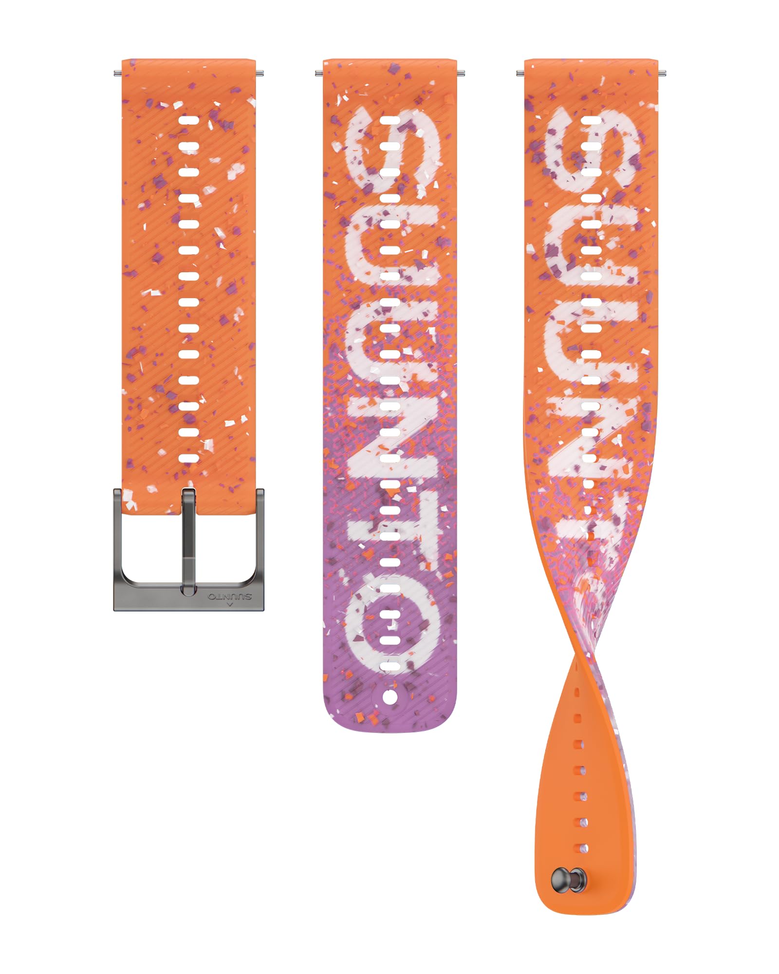 SUUNTO Pasek do Zegarka 22 Ath6 Silicone Strap Power Orange S+M
