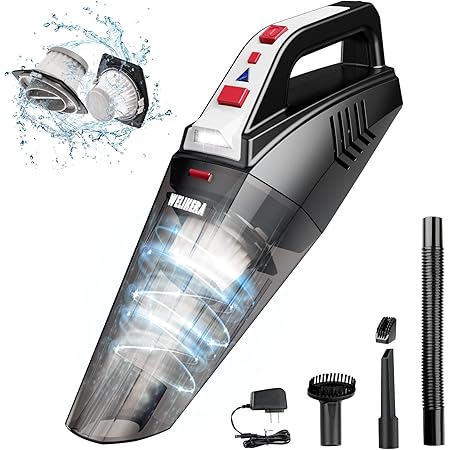 Handstaubsauger Kabellos 15000 Pa - 11 Zubehörteile Für Auto & Haus
