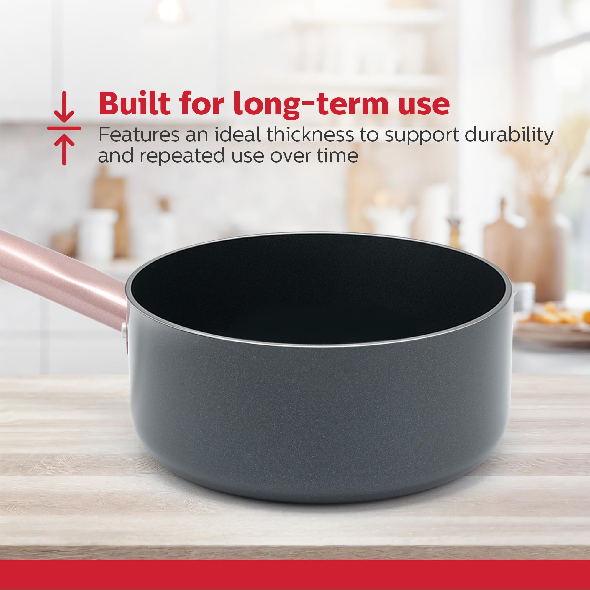 Holstein 2.5QT Ceramic Saucepan - Nonstick & Stylish -2 Holstein 2.5QT Ceramic Saucepan - Nonstick & Stylish -2