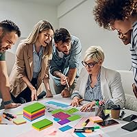 Vista 6 de 300 tarjetas de índice de 3 × 5 tarjetas de notas de colores para estudiar tarjetas flash en blanco, tarjeta de papel grueso colorido para tomar