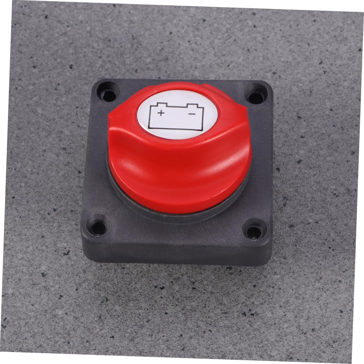 Battery Disconnect Isolator 300A for Marine Boat and Car Vehicles | Metal and Plastic Build, Secure System Isolation, Sleek Modern Look, One-Piece Switch for Battery Control