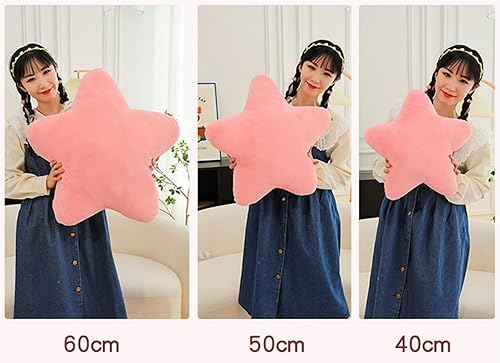 Miniatura 6 de JINGHUIYAOXI Almohada de estrellas súper suave y bonita almohada de felpa para dormir, decoración de la oficina en el hogar, 15.7 in (15.7