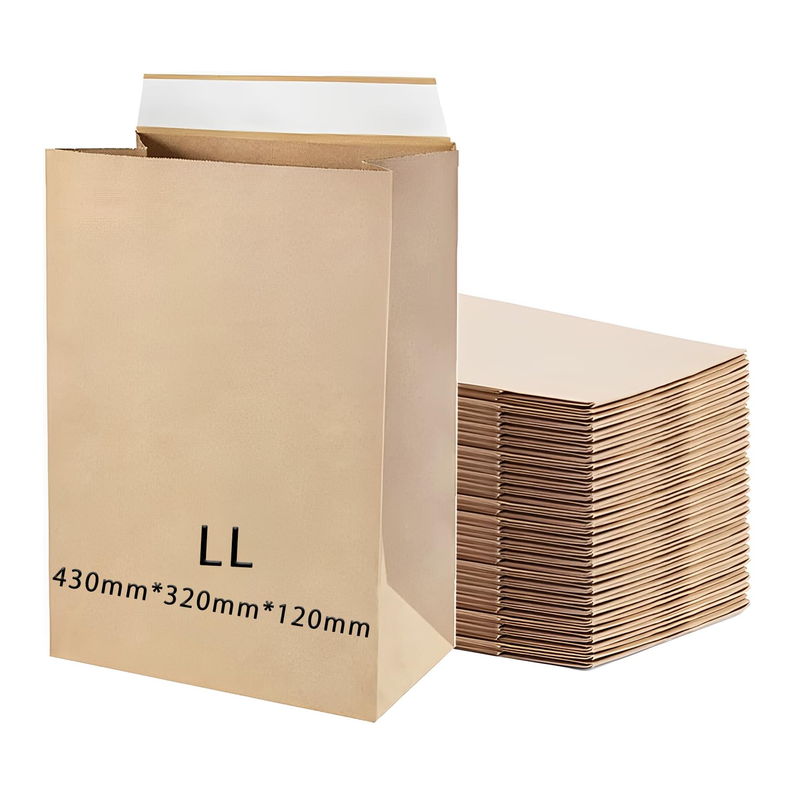 Amazon.co.jp: 【TAKEYUKI】宅配袋 超大LL 縦430mm*横320mm*マチ120mm