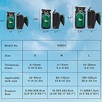 Vista 6 de AQQA Cepillo limpiador magnético fuerte para acuario, herramienta de limpieza de imán de algas de vidrio para pecera, cepillo limpiador flotante