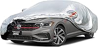 Vista 58 de Funda de automóvil de 6 capas para Tesla Model 3 (2017-2025), impermeable para todo tipo de clima, protección UV contra la nieve, el sol, la lluvia