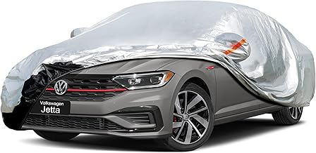 Car Cover Custom Fit Volkswagen Jetta (2005-2025) Waterproof for Automobiles, Oxford Sun Rain Dust Snow Protection (Ships from US Warehouse, Delivery 3-8 Days)