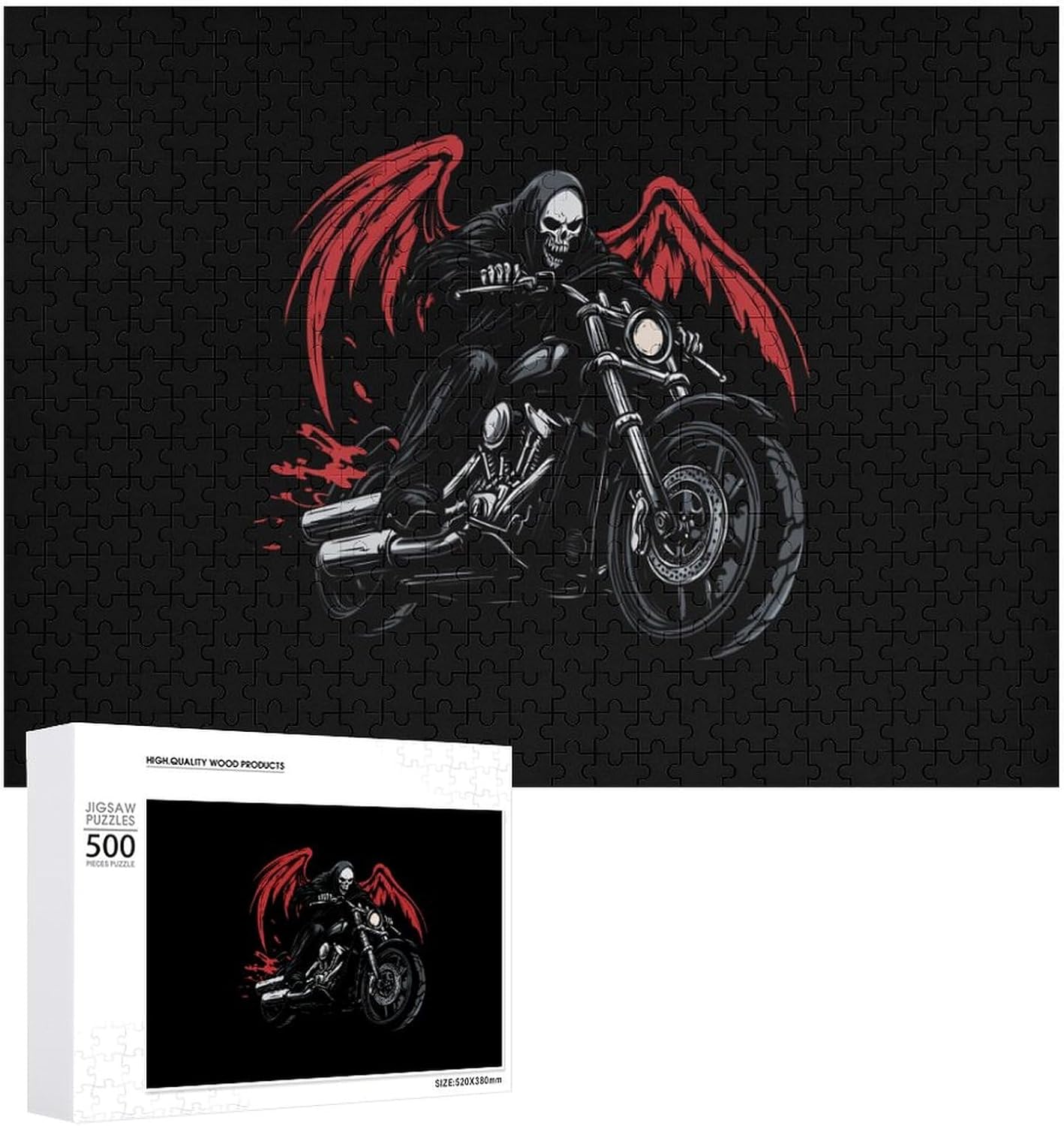 Nightriders Death Wood Puzzle Challenging Jigsaw Puzzles for Women Men