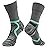 RANDY SUN Hiking Waterproof Socks, Light Cushioned Trekking, Performance & Outdoor Socks, Men & Women,Gray XS