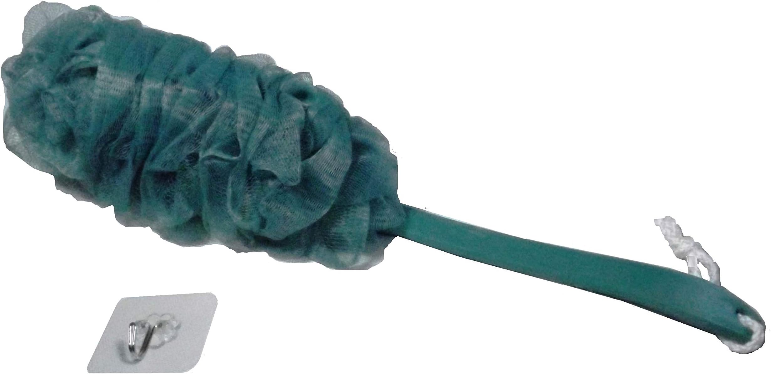 Mesh Soft Puff Body Brush Shower Bath Sponge Seniors Elderly Disabled Patients Pregnant Arthritis Sufferers Ladies Grandparents (Blue)