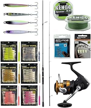 YekOutdoor FireWorm LRF Seti Okuma Wave Up Spin 198cm 0.5-6gr 2 Par a Olta Kam &Shimano Makina FX 1000 FC