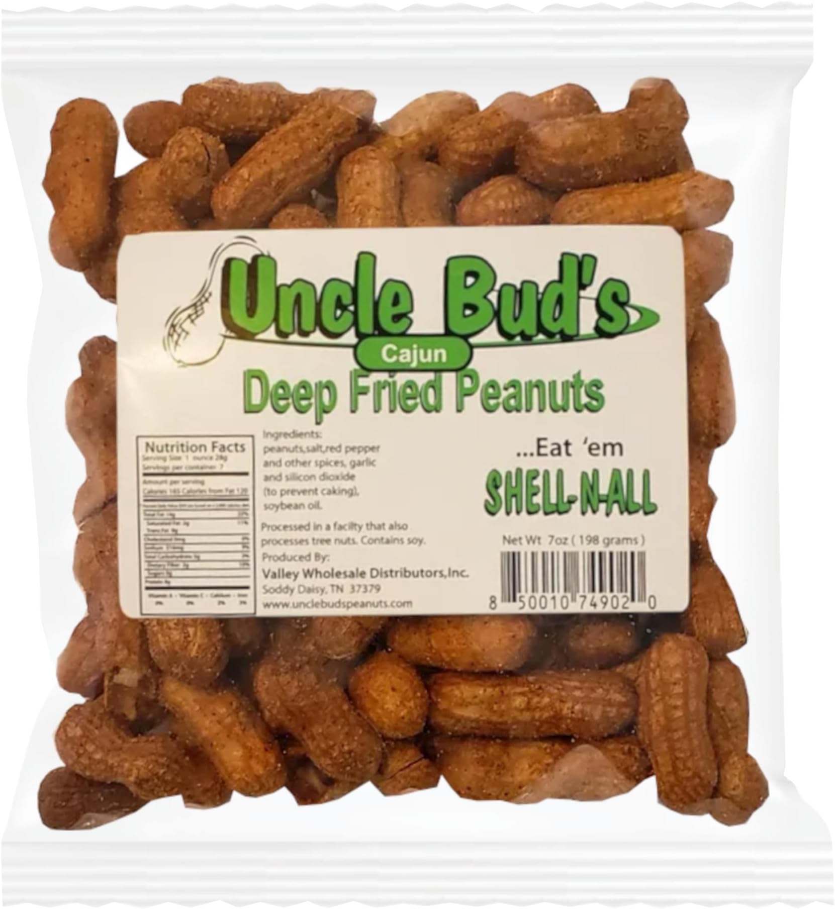 Cajun Deep Fried Peanuts - Eat 'em Shell & All