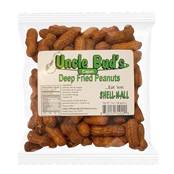 Cajun Deep Fried Peanuts - Eat em Shell & All