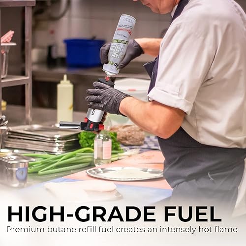 Miniatura 6 de Jo Chef Recambio de combustible de butano 51fl oz 507 onzas recipiente de combustible de butano más ligero repuesto de gas butano para antorcha de