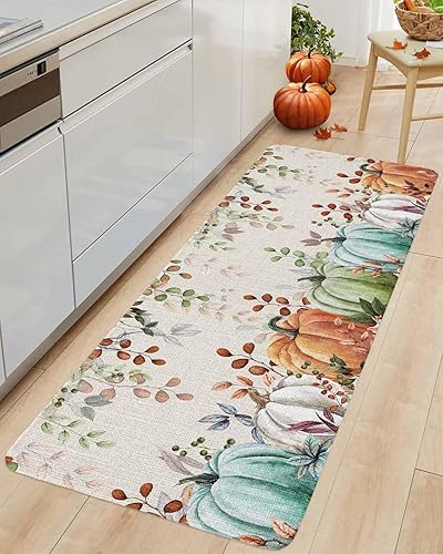 Vista 74 de Tapete de Feliz Navidad, tapete antideslizante para puerta delantera, baño, cocina, dormitorio, patio, entrada, 16 x 24 pulgadas, rojo, negro y verde