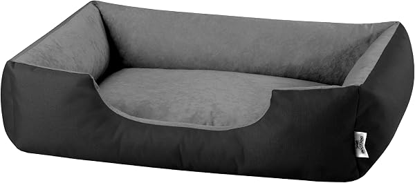 BedDog Lit pour Chien L - Orelier - Panier - Canapé - Housse Amovible, Lavable, pour Moyen-Petits Chiens - 1