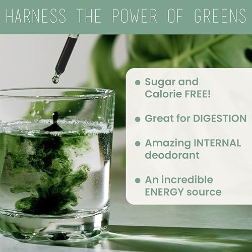 Miniatura 3 de Philosophie Gotas de clorofila líquida para agua Gotas de clorofila orgánica con menta para desintoxicación, desodorante interno y refuerzo