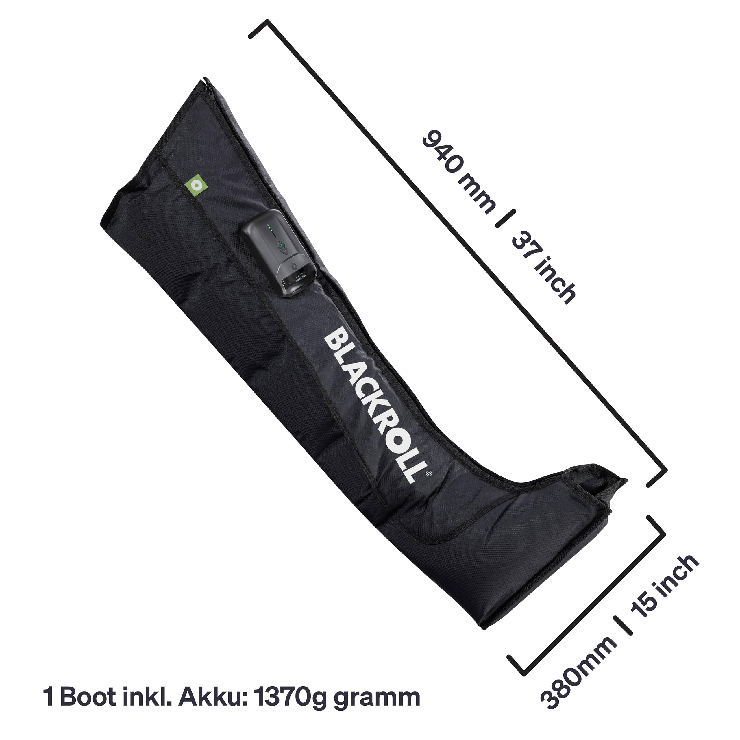 Blackroll Compression Boots Masseur Jambes Noir