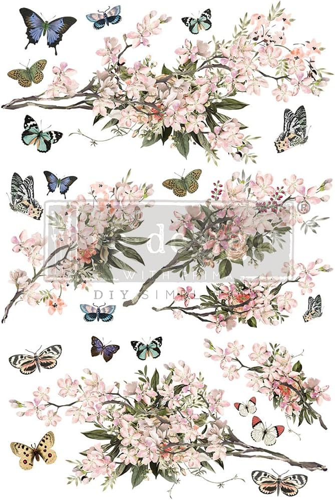 Redesign Decor Transfers-Blossom Botanica-Total Sheet Size 24x35 655350651060