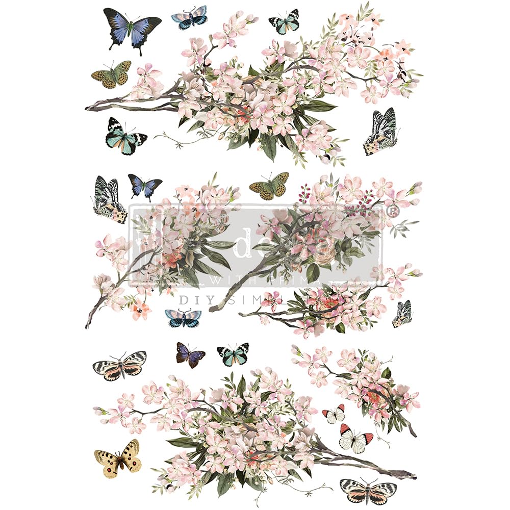 Blossom Botanica Prima Marketing 24x35 pour relooker une commode en bois