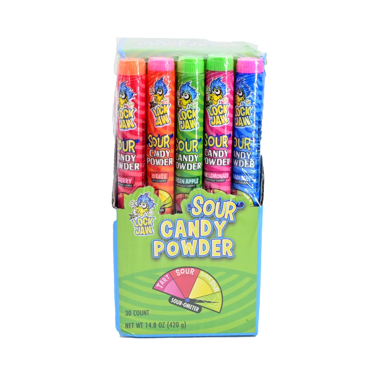 Kokos Lock Jaw Sour Candy Powder 30ct Box