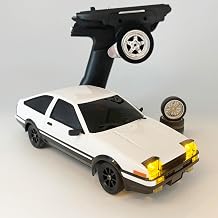 WPLDEWAN RC Drift Car with Gyro 1/18 Scale LDRC Drift Car RWD Drifting RC Cars Hobby RTR Vehicle for Adult 2.4 GHz Proportional Throttle Steering ESP Gyroscope Metal Drive Shaft LD1801