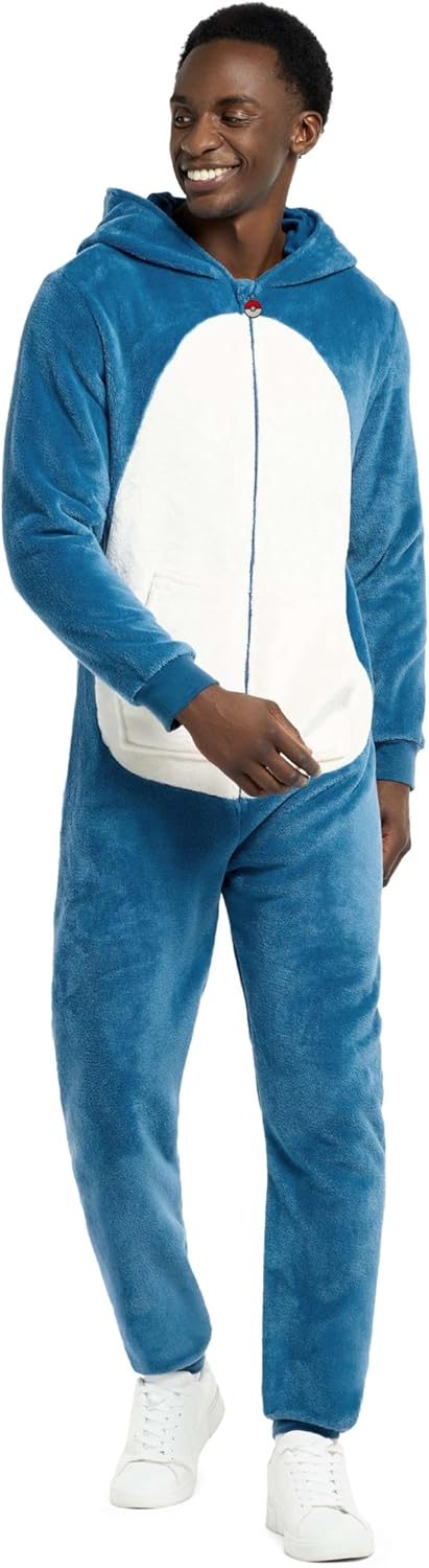 Opposuits Adult Unisex Onesie - Pokémon One-piece Pajamas - Loose Fit - Including Pockets - Yellow