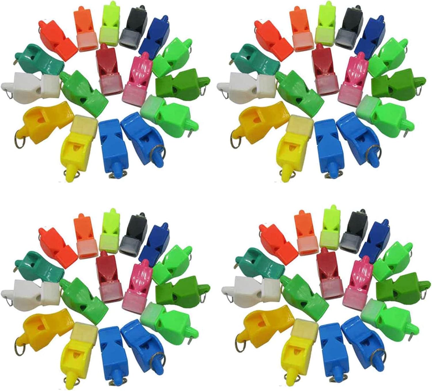 200 Pcs Non-Nuclear Professional Referee Whistle Whistle Plastic Life-Saving Whistle Special for Game