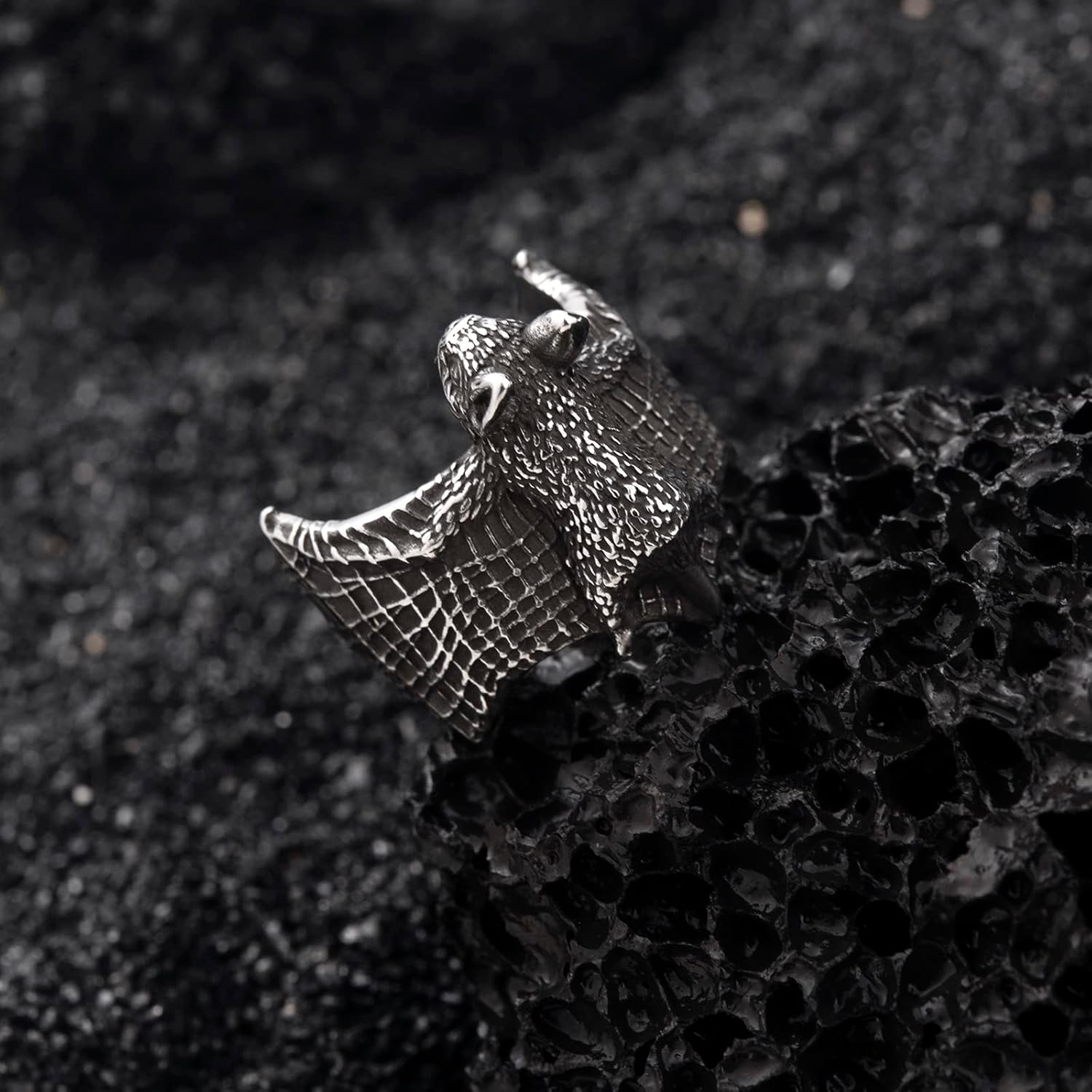 Spider/Bat/Gorilla/Eagle Rings for Men Stainless Steel Gothic Punk Biker Rings for Men Size 8/9/10/11/12/13 - Image 3