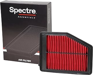 Spectre Essentials Engine Air Filter by K&N: Premium Car Air Filter, Lasts Up To 6,000 Miles Longer: Fits Select 2012-2015 HONDA/ACURA (Civic, ILX), SPA-2468