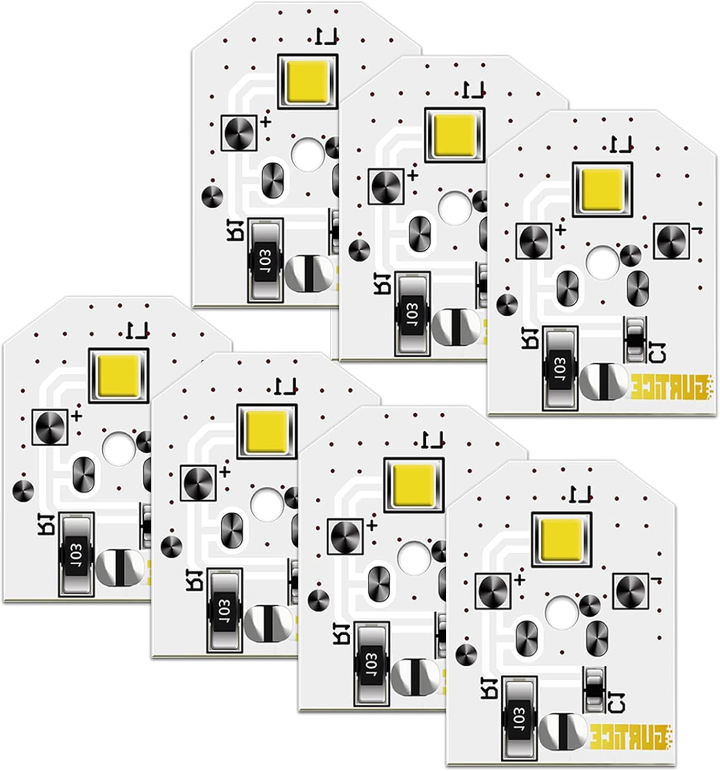 New Upgraded 7-Pack WR55X11132 WR55X25754 LED Light for GE Refrigerator Replace WR55X30602 WR55X26486 PS4704284 3033142 EAP12172918 AP6261806