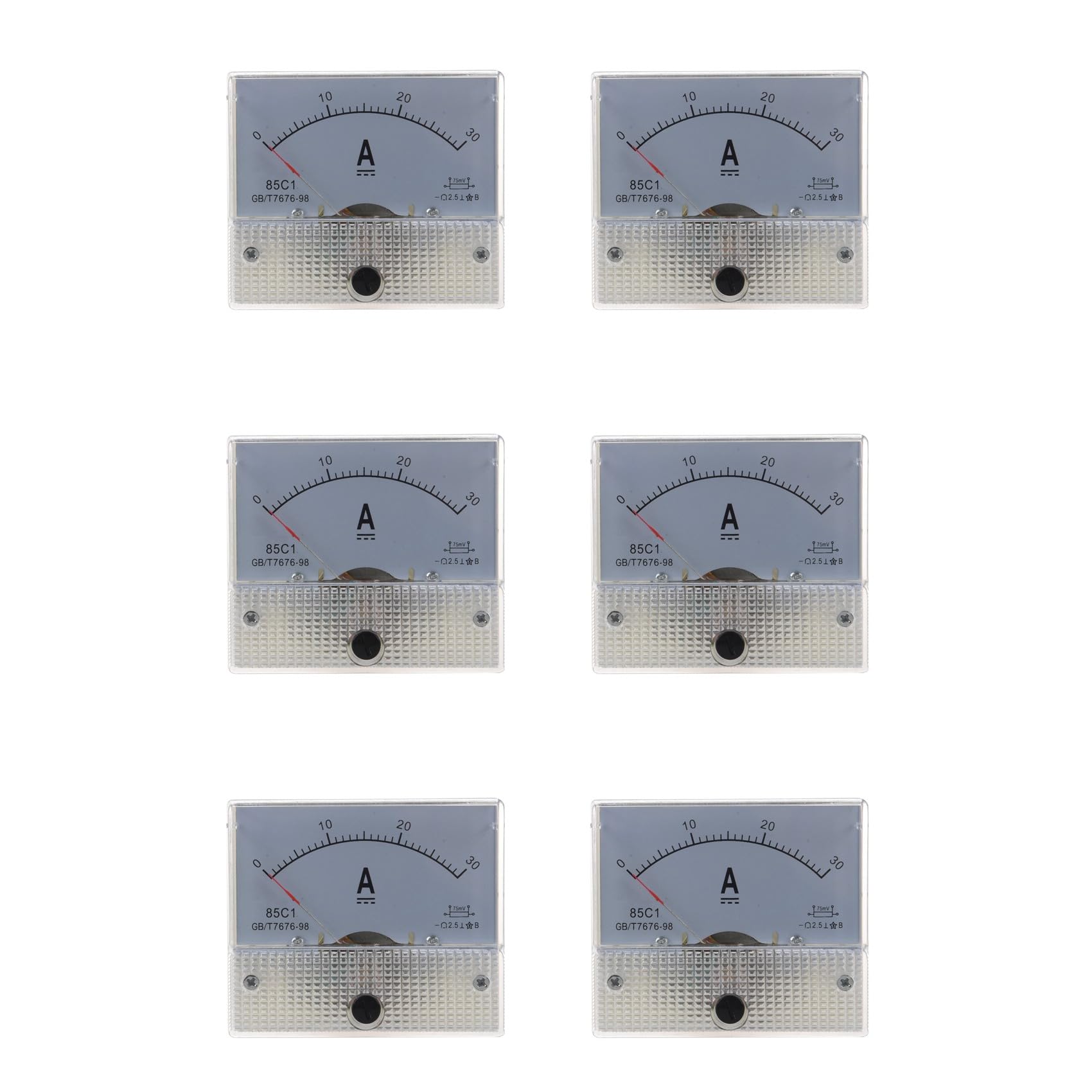Kueohse 6X 85C1 Analog Current Panel Meter Dc 30A Amp Ammeter