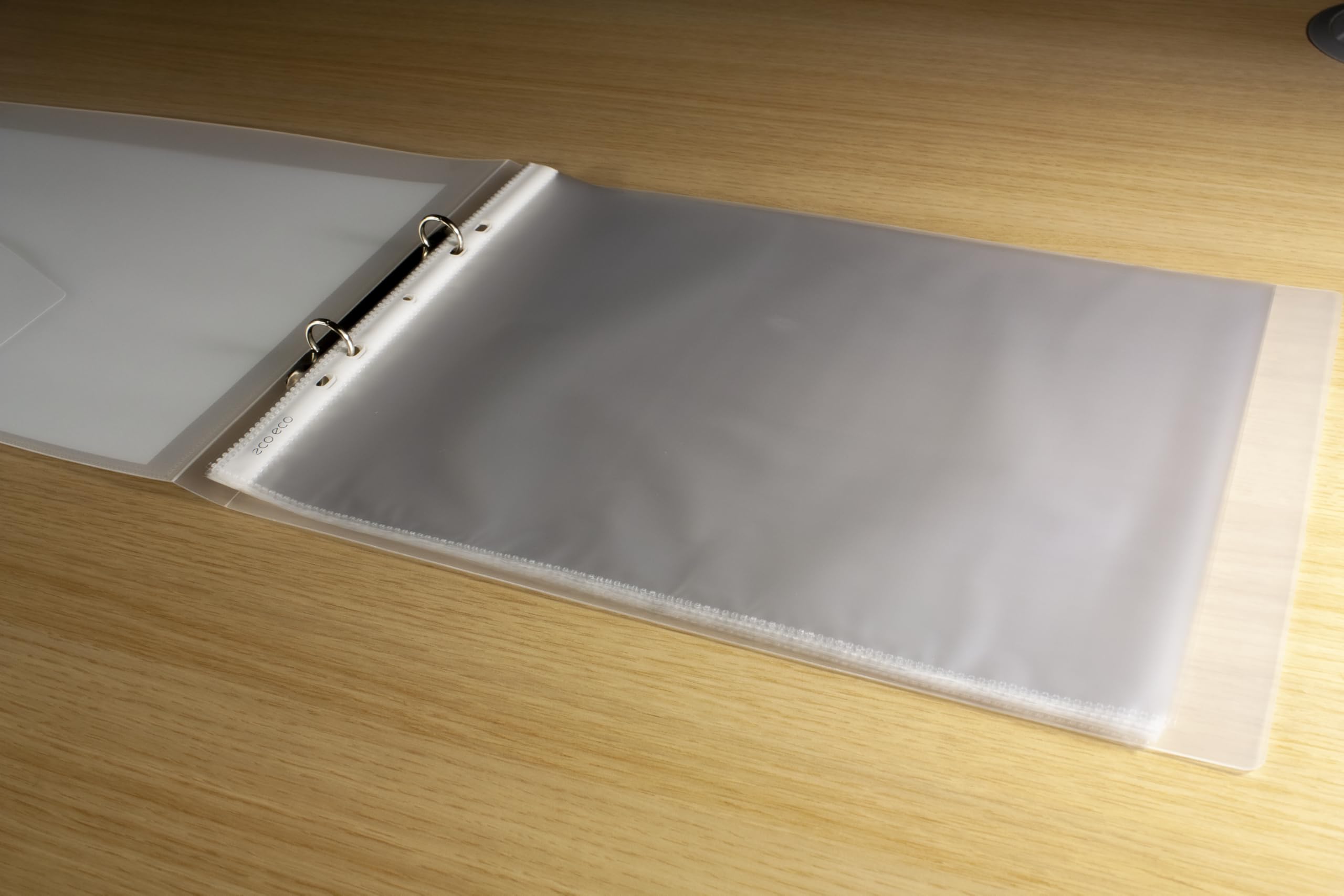 Image secondaire de Lot de 2 classeurs transparents A4 éco-responsables - 95% recyclés