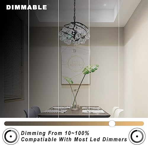 Miniatura 2 de ALIDE Bombillas LED blancas regulables de 5000 K, reemplazo equivalente a halógeno E12 de 40 W, base T6 de 120 V C7, bombillas LED de 4 W blanco