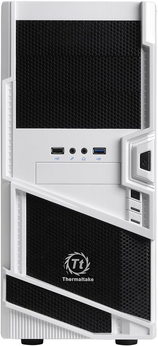 Thermaltake Commander MS-I Gaming Case USB 3.0 Snow White - Powdered Interior Long Graphic Card 12.5-Inch Support Cases VN40006W2N