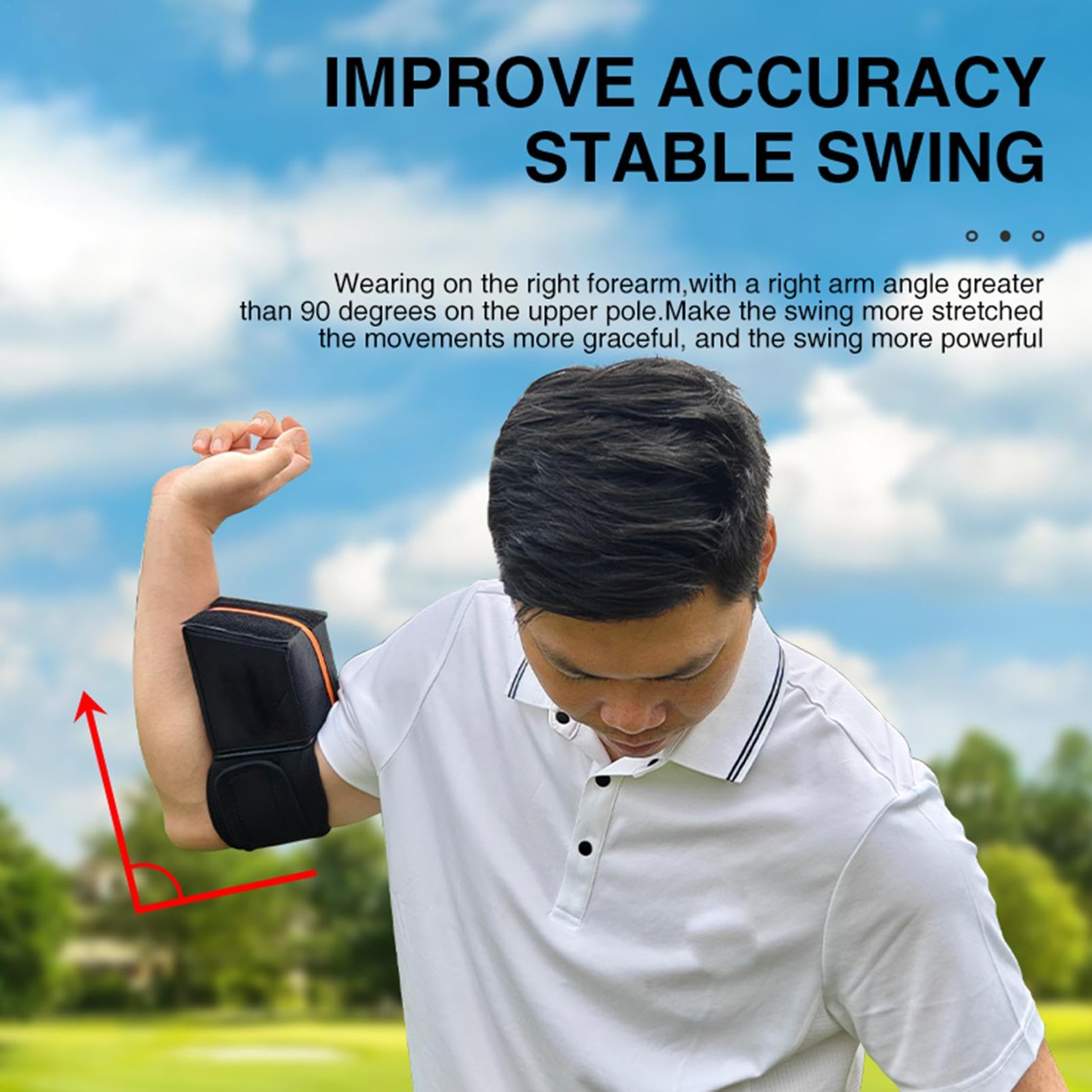 Aiuto per l'allenamento 'oscillazione del golf, Correttore 'oscillazione del golf,Correttore della postura 'oscillazione del golf - Aiuto per l'allenamento del correttore della postura